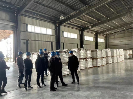 Provincial and Municipal Research Teams Inspect Gang Feng New Materials